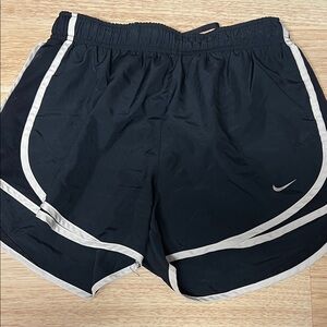 Nike Navy and White Athletic Shorts